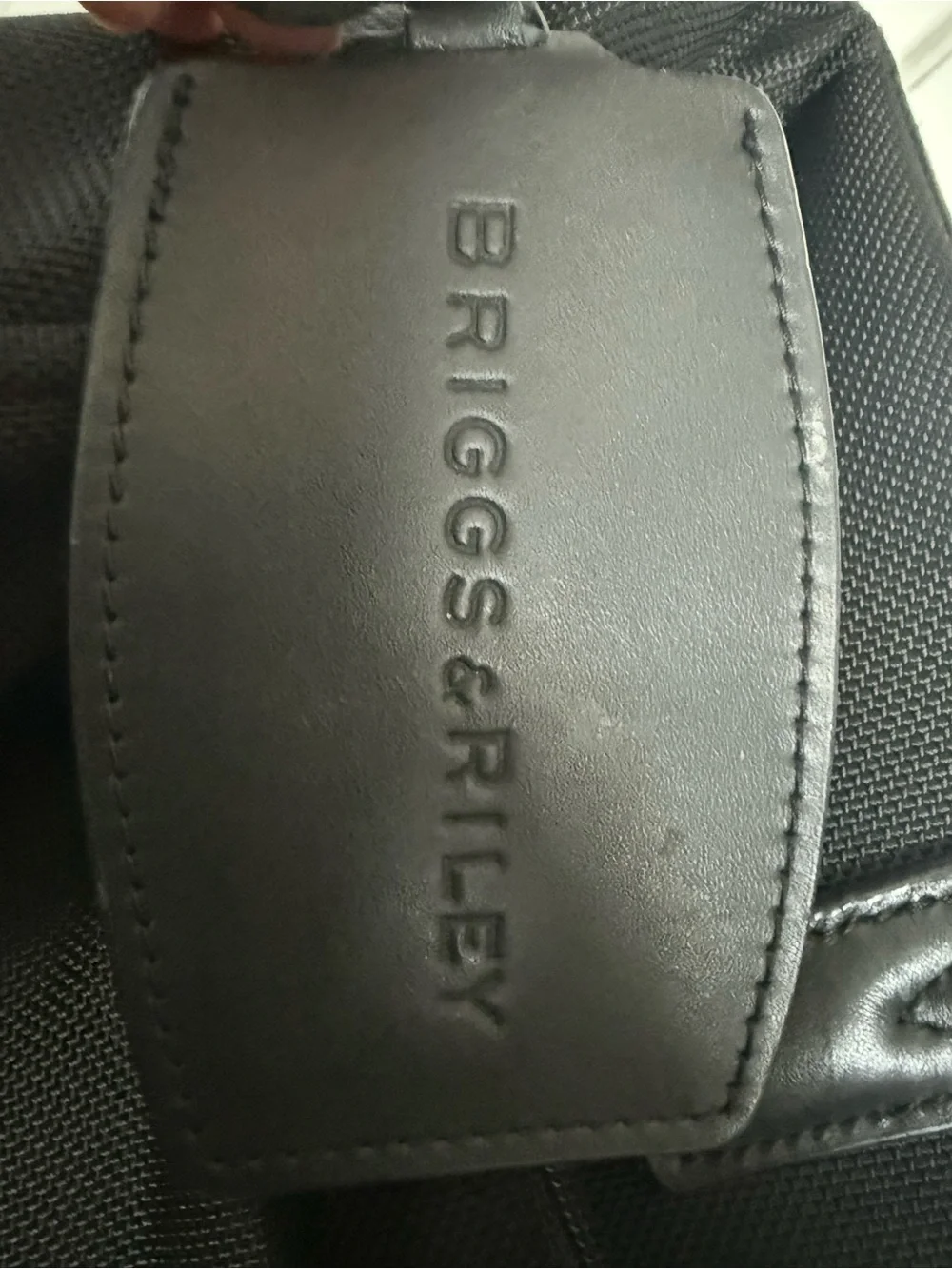 Vintage Black Briggs & Riley Duffle Bag, Used Condition